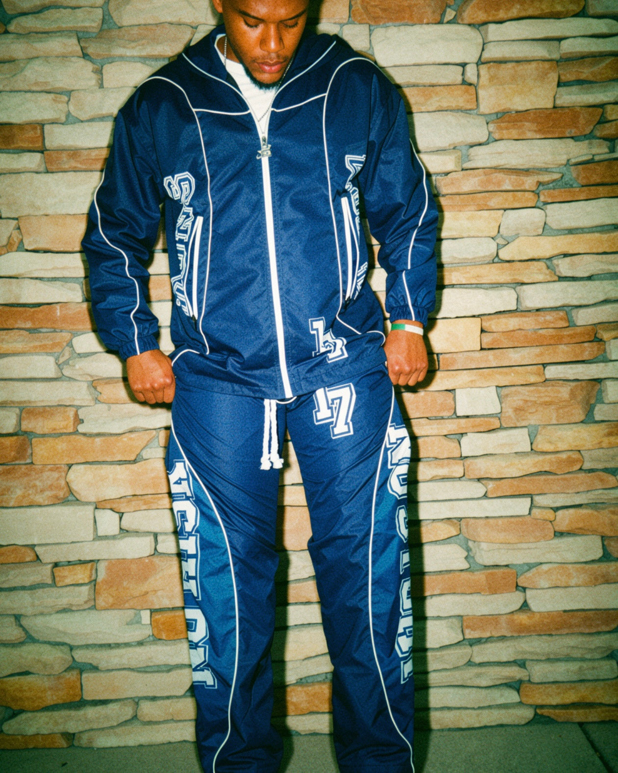 2 Tone Royal Blue Nylon Reflective Set